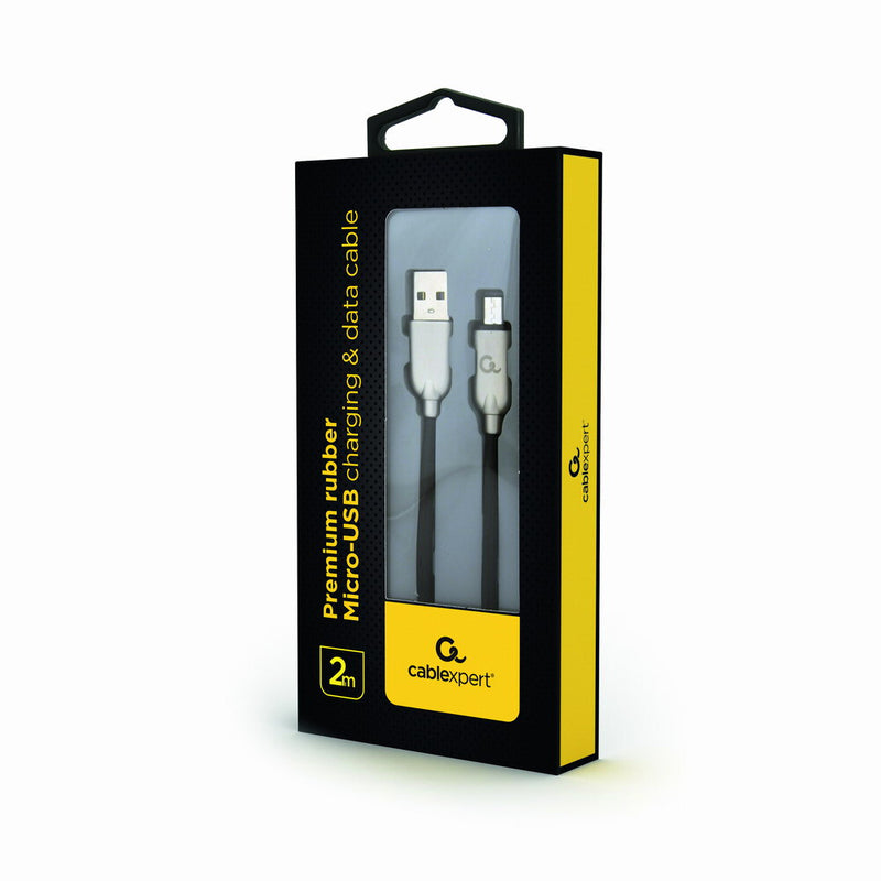 Gembird CC-USB2R-AMMBM-2M USB-kabel USB 2.0 Micro-USB B USB A 0,48 Gbit/sek. Sort
