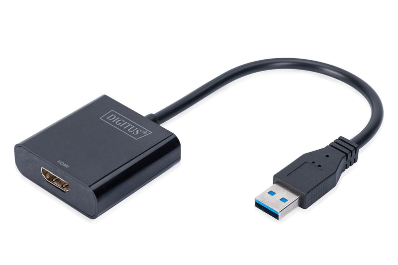 Digitus DA-70841 USB grafisk adapter Sort