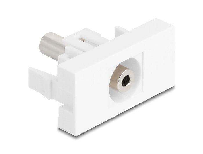 DeLOCK 90848 stikkontakt 2 x 3.5mm Hvid