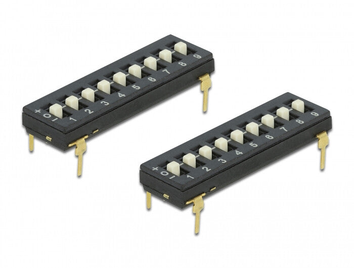 DeLOCK 66309 tilbehør til printkort (PCB) DIP-kontakt 2 stk