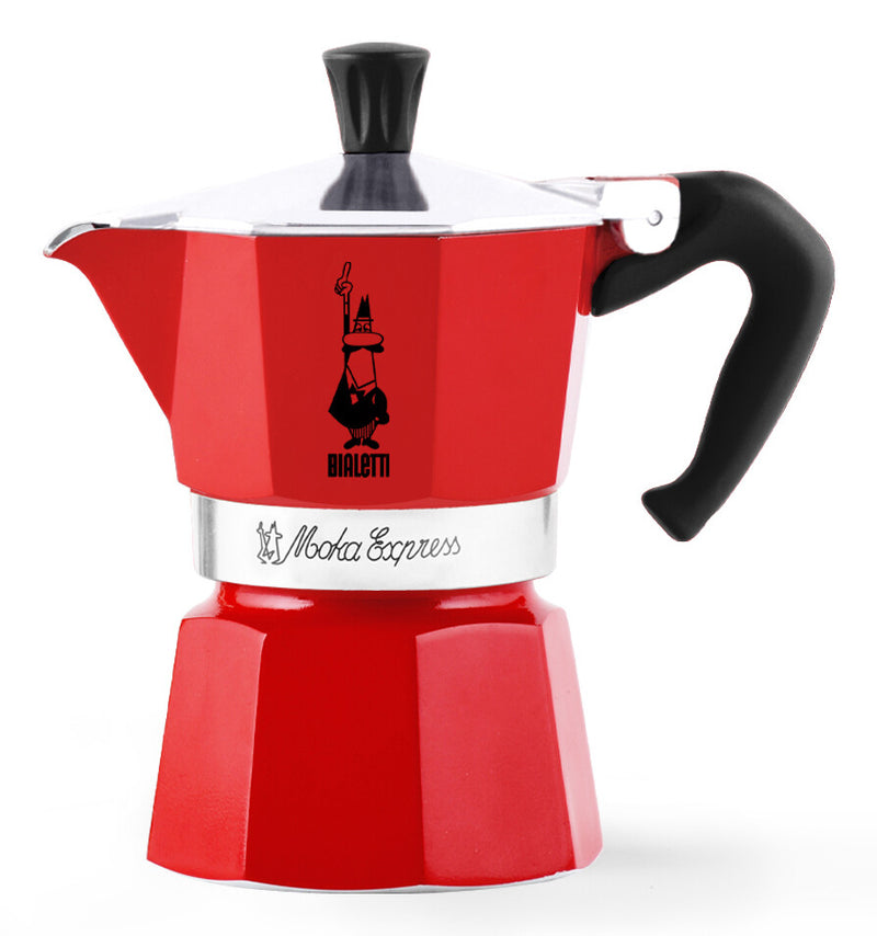 Bialetti Moka Express Moka gryde Rød