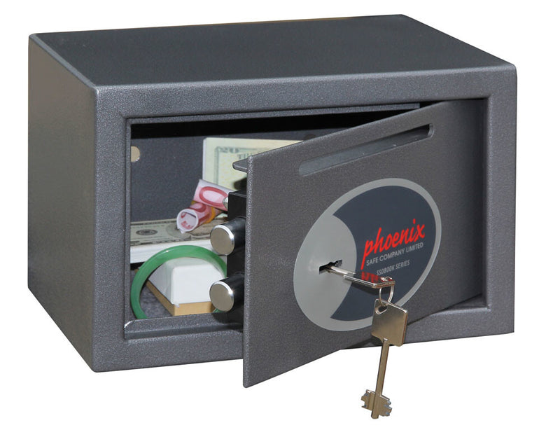 Phoenix Safe Co. Vela SS0801KD 10 L Stål Grafit