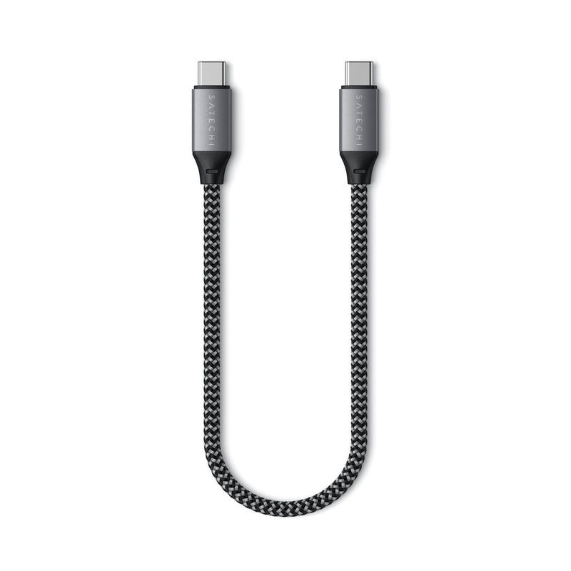 Satechi ST-TCC10M USB-kabel USB 3.2 Gen 2 (3.1 Gen 2) 0,25 m USB C 0,48 Gbit/sek. 100 W Grå