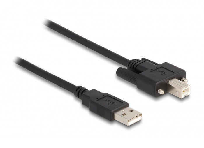 DeLOCK 87201 USB-kabel USB 2.0 2 m USB A USB B 0,48 Gbit/sek. Sort