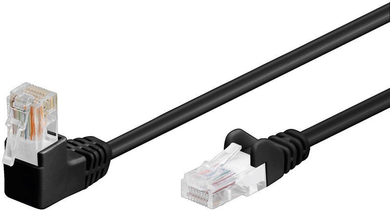 Goobay 94170 netværkskabel Sort 0,5 m Cat5e U/UTP (UTP)