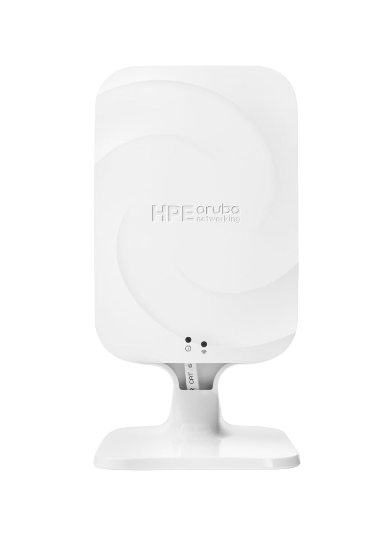 HPE Aruba Networking AP-605H (RW) 2-Radio 3-Band 2x2 Wi-Fi 6E 1+4 ETH PSE USB Hospitality AP 3600 Mbit/s Hvid Strøm over Ethernet (PoE)