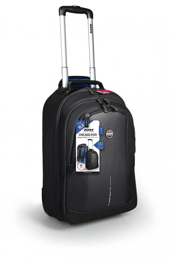 Port Designs Chicago Evo 39,6 cm (15.6") Trolley etui Sort