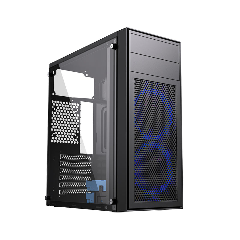 Gembird Fornax M100B Midi Tower Sort
