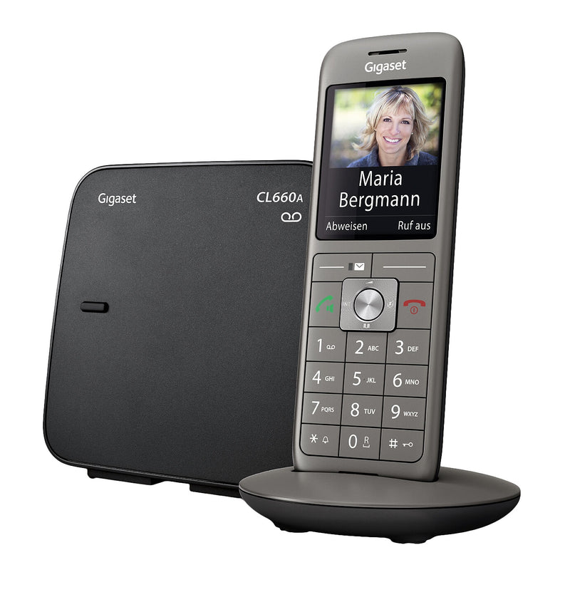 Gigaset CL660A DECT telefon Anthracit, Sort