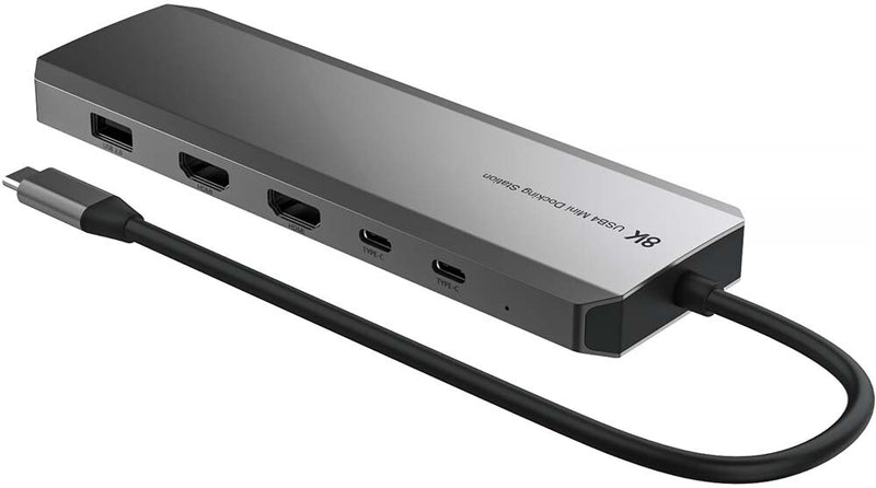 Prokord PD-USB490WPD dockingstation Ledningsført USB4 Sølv