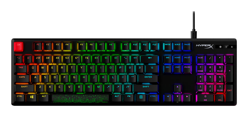 HyperX Alloy Origins PBT HX rødt – mekanisk gaming-tastatur