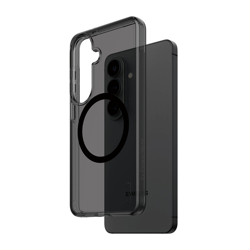 PanzerGlass CARE™ by ® Smokey Case m. Sort Qi Samsung Galaxy S26
