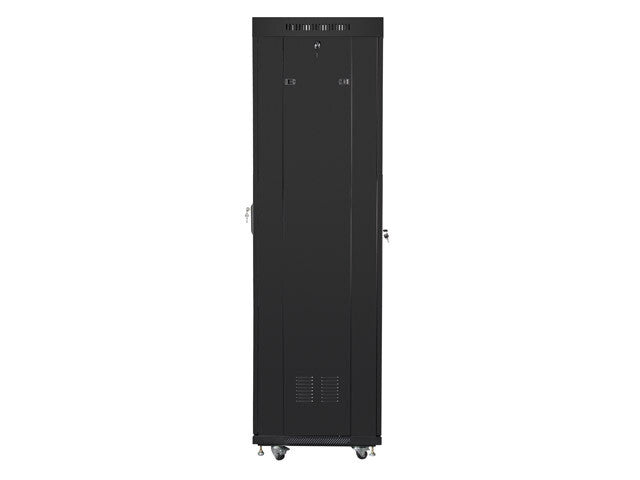 Lanberg FF01-6642-12BL stativ 42U Fritstående reol Sort