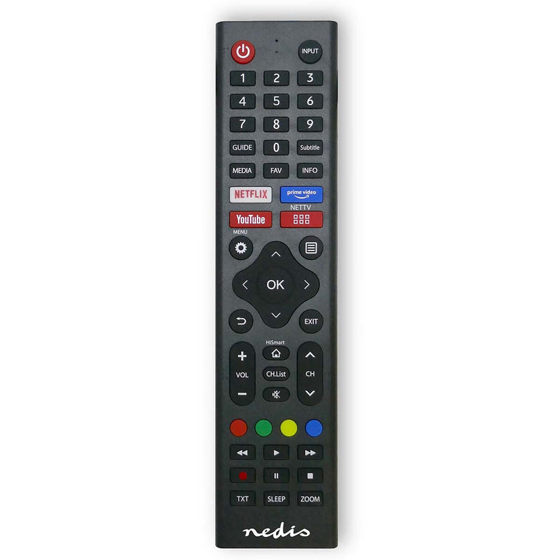 Nedis TVRC45HIBK fjernbetjening IR trådløs TV Tryk på knapper