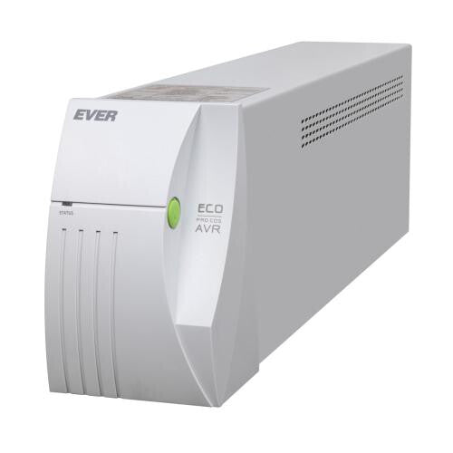 Ever ECO PRO 1000 AVR CDS UPS-enhed Interaktivt indgangsstik 1 kVA 650 W 2 AC stikkontakt(er)