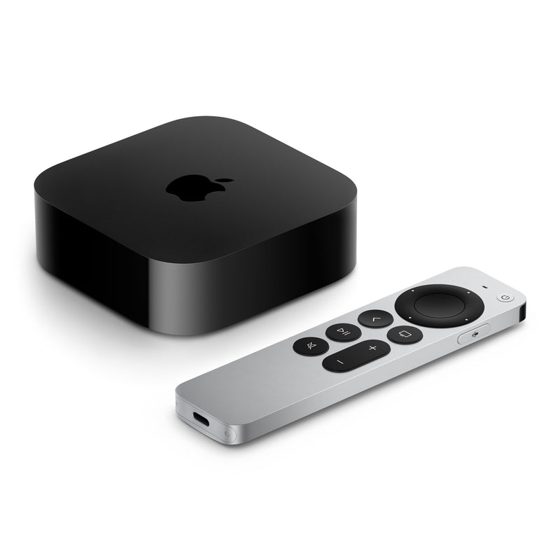 Apple TV 4K Sort, Sølv 4K Ultra HD 64 GB Wi-Fi
