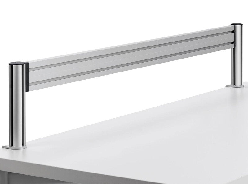 Novus TSS Toolbar skinne til skrivebord Klemme 1400 mm Sølv