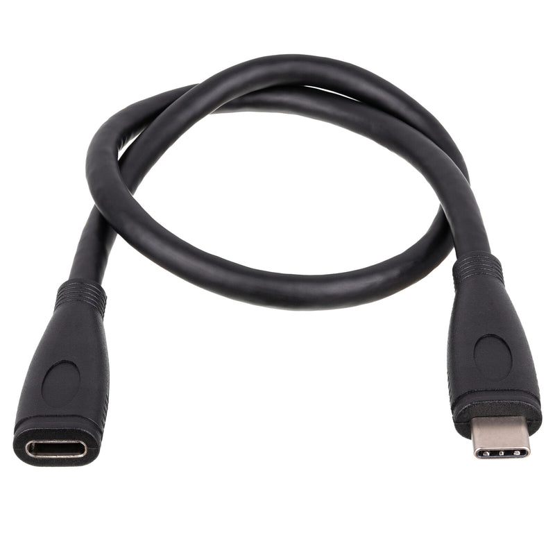 Akyga AK-USB-32 USB-kabel USB 3.2 Gen 2 (3.1 Gen 2) 0,3 m USB C 10 Gbit/sek. 100 W Sort