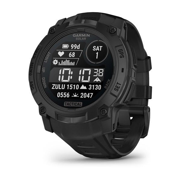 Garmin Instinct 3,05 cm (1.2") AMOLED 45 mm Digital 390 x 390 pixel Berøringsskærm Sort GPS (satellit)