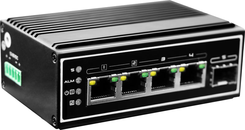 LevelOne IGP-0502 netværksswitch Ikke administreret Gigabit Ethernet (10/100/1000) Strøm over Ethernet (PoE) Sort