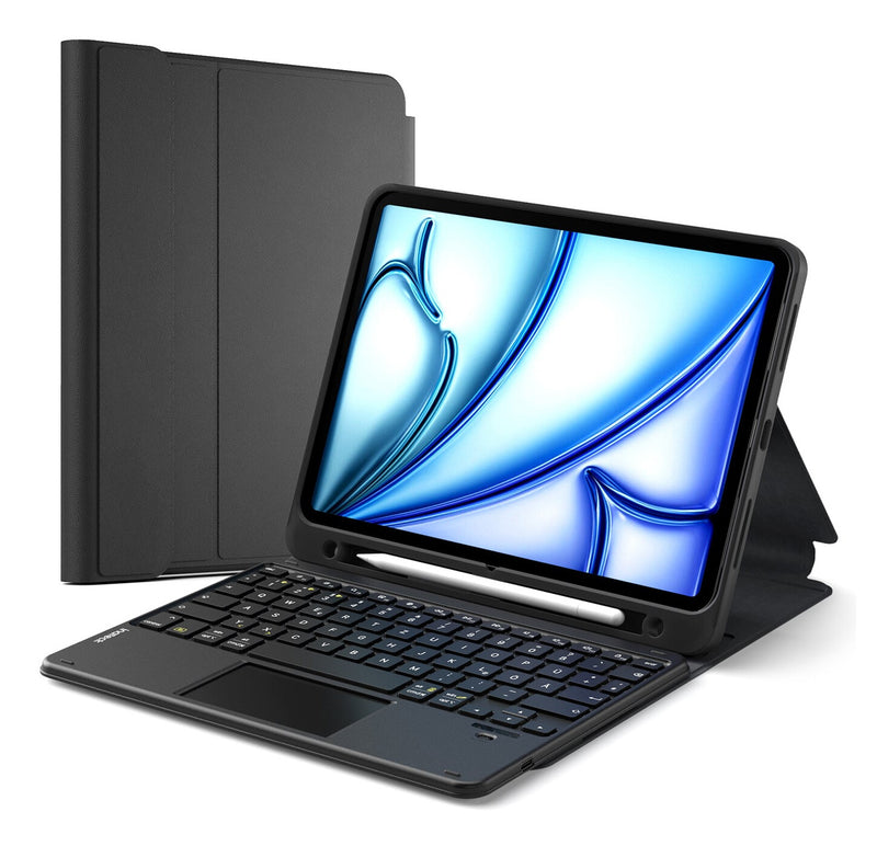 Inateck KB002_BLACK tastatur til mobil enhed QWERTZ Bluetooth Sort