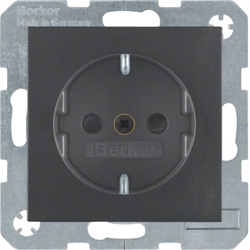 Berker 41231606 stikkontakt Type F Anthracit