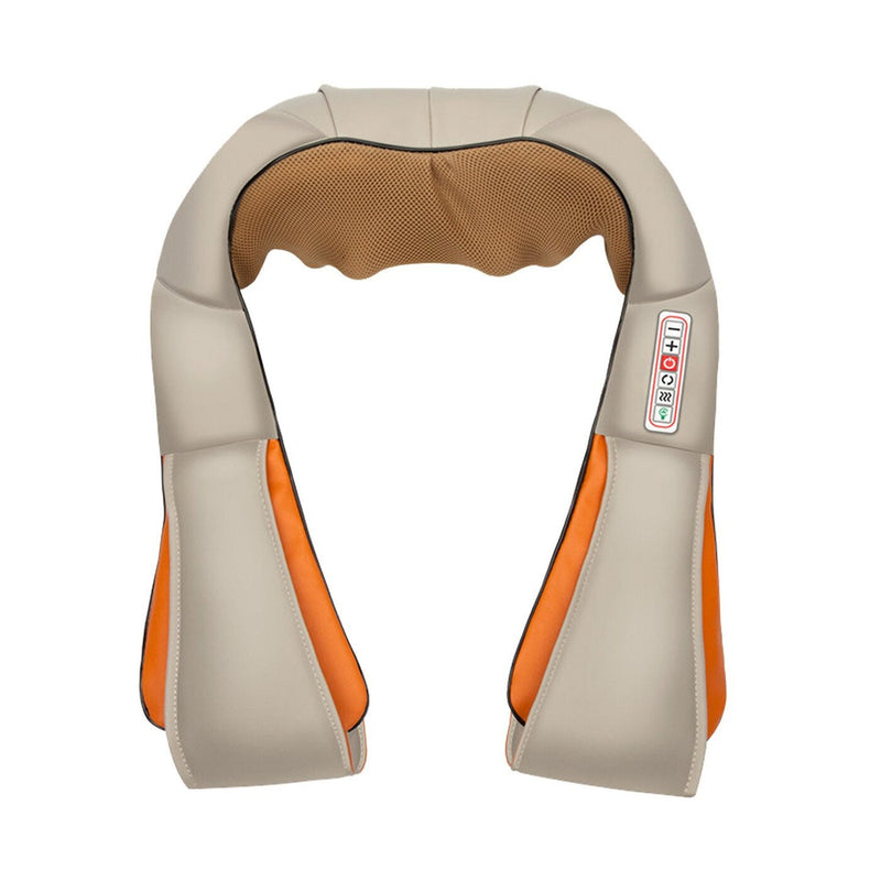 Extralink Smart Life Neck Massager | Neck massager | 3 speeds, 30W, AC, DC power supply massageapparat ARM, Bælte, Muskler, Nakke, Skuldre, Universel Orange, Hvid