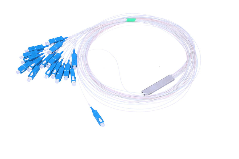Extralink 1:16 PLC SPLITTER SC/UPC 900UM 1.5M STEEL BOX Kabelfordeler/-kombinator Hvid