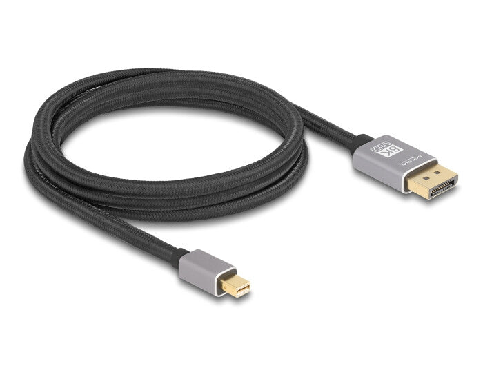 DeLOCK Mini DisplayPort - DisplayPort Kabel 2 m Grå