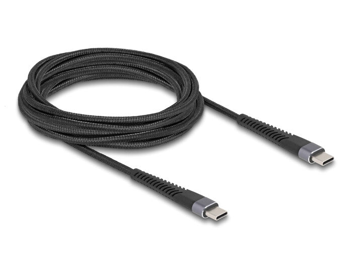 DeLOCK 81126 USB-kabel USB 2.0 3 m USB C 0,48 Gbit/sek. 60 W Sort