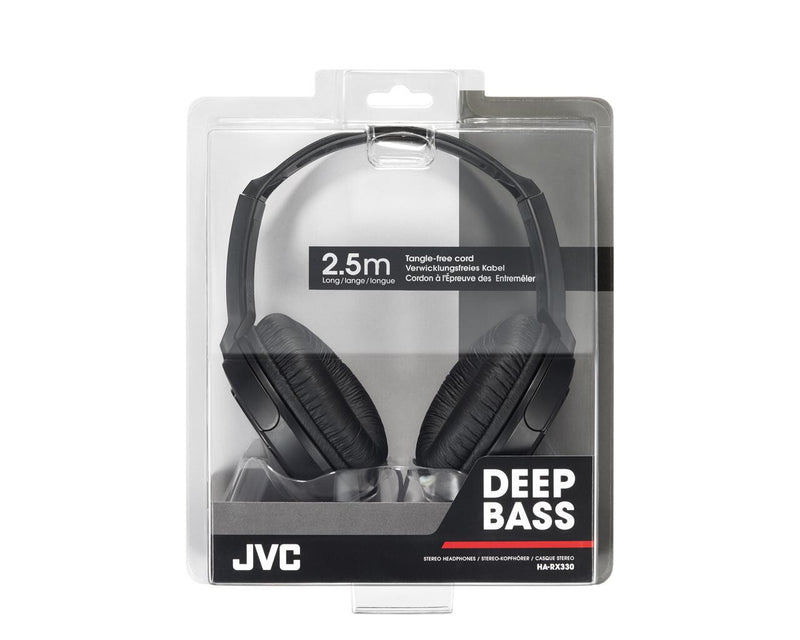JVC HA-RX330-E Hovedtelefoner Ledningsført Headset Musik Sort