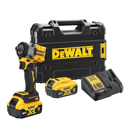 DeWALT DCF922P2T-QW elektrisk skiftenøgle 1/2" 2500 rpm 610 Nm Sort, Gul 415 W 18 V
