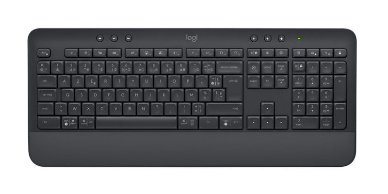 Logitech Signature MK650 Combo for Business tastatur Mus inkluderet Kontor Bluetooth AZERTY Fransk Grafit