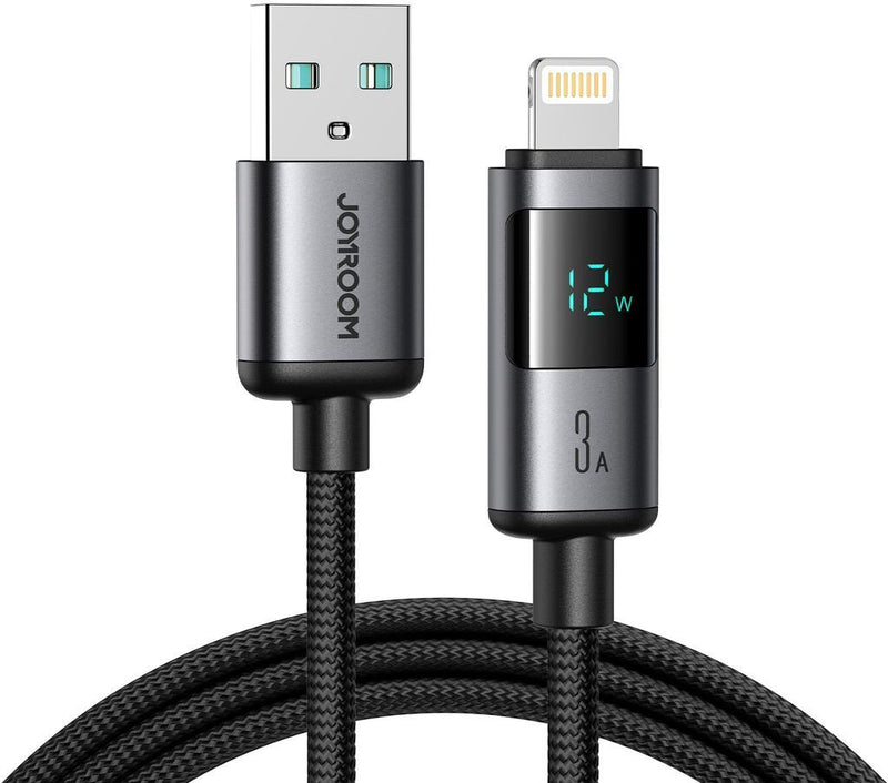 JOYROOM S-A16 PRO_AL Lightning kabel 1,2 m Sort