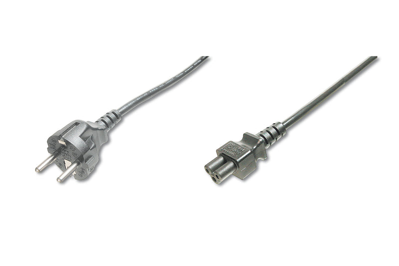 Digitus AK-440103-018-S el-ledning Sort 1,8 m CEE7/7 IEC C5