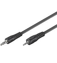 Goobay AVK 313-200 2.0m lydkabel 2 m 2.5mm 3.5mm Sort