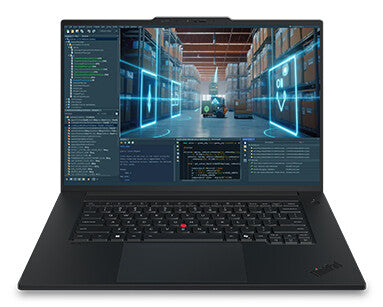 Lenovo ThinkPad P1 Gen 9 Intel Core Ultra 9 386H Mobil workstation 40,6 cm (16") WUXGA 64 GB LPDDR5x-SDRAM 1 TB SSD NVIDIA RTX PRO 2000 Blackwell Wi-Fi 7 (802.11be) Windows 11 Pro Sort Nordisk