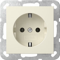 GIRA 446601 stikkontakt Schuko Cremefarvet