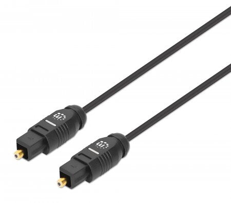Manhattan 356091 InfiniBand og fiberoptisk kabel 5 m Toslink Sort