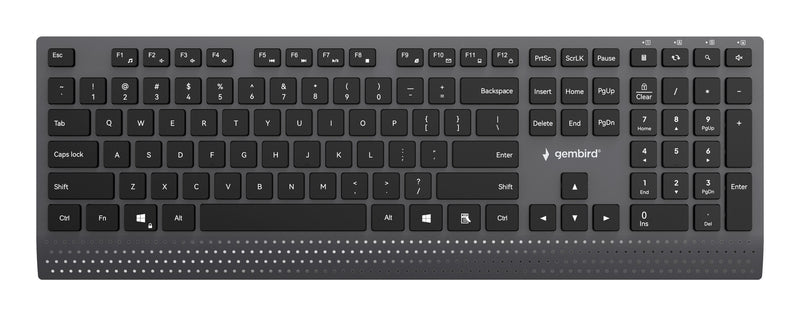 Gembird KB-MCH-06 tastatur Hjemme/kontor USB QWERTY US International Sort