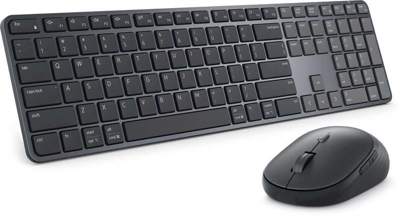 DELL Pro 7 Slim KM726 tastatur Mus inkluderet Hjemme/kontor RF trådløs + Bluetooth QWERTY US International Sort
