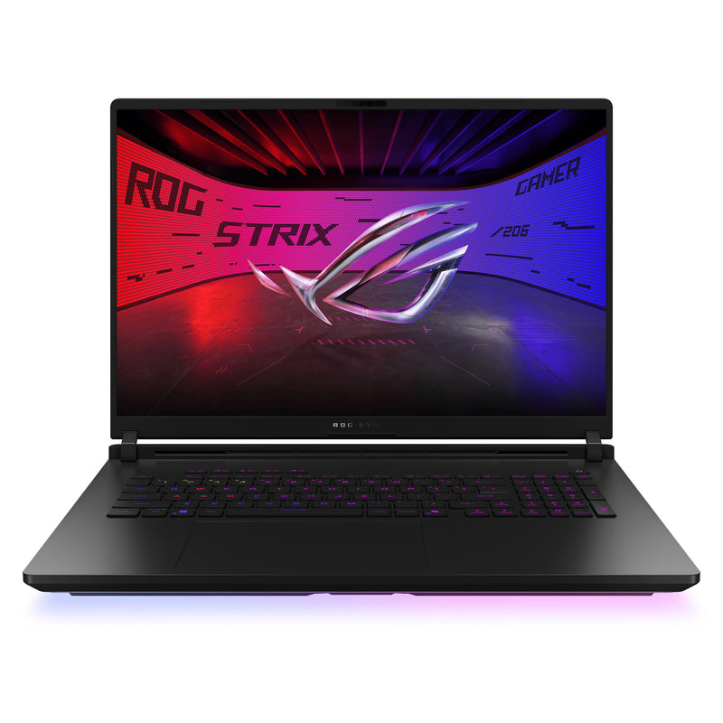 ASUS ROG Strix SCAR 18 G835LW-SA022W Intel Core Ultra 9 275HX Laptop 45,7 cm (18") WQXGA 64 GB DDR5-SDRAM 4 TB SSD NVIDIA GeForce RTX 5080 Wi-Fi 7 (802.11be) Windows 11 Home Tysk Sort