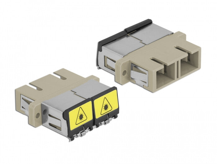 DeLOCK 86894 fiber adapter SC/SC 1 stk Beige