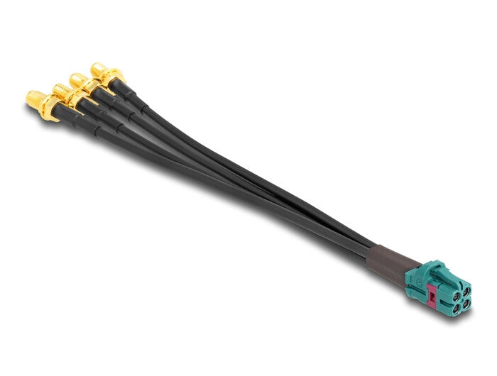 DeLOCK 90127 koaxial kabel 0,2 m Mini FAKRA Z SMA Sort