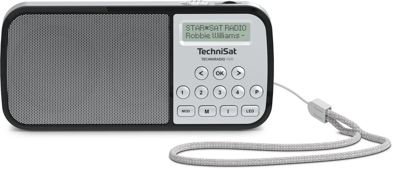 TechniSat RDR Bærbar Analog & digital Sølv