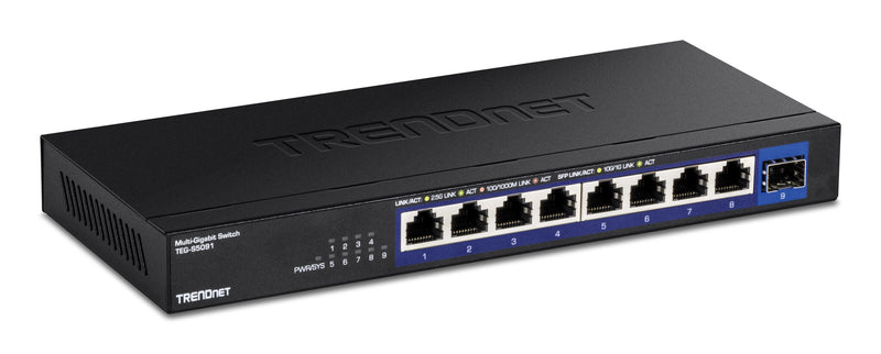 Trendnet TEG-S5091 netværksswitch Ikke administreret 2.5G Ethernet (100/1000/2500)