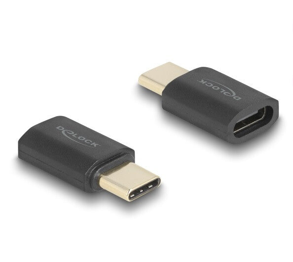 DeLOCK 60237 kabel kønsskifter USB Type-C Anthracit