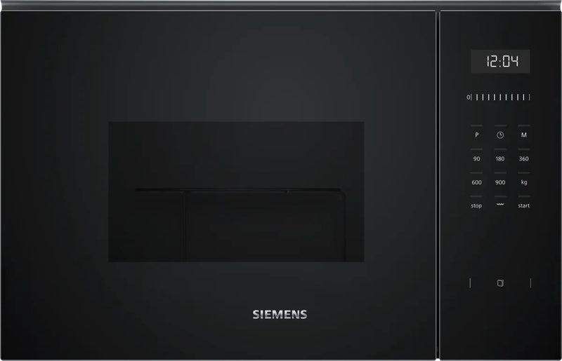 Siemens iQ500 BE555LMB1 mikrobølgeovn Sort Grill mikroovn Indbygget 25 L 900 W