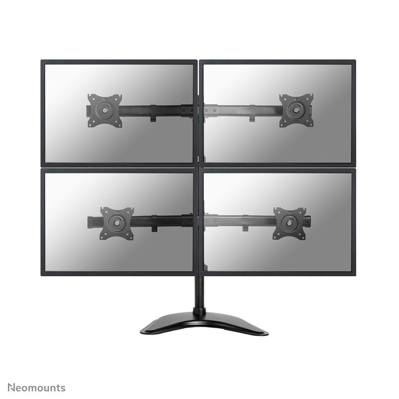 Neomounts NM-D335D4BLACK skærmbeslag og -stativer 68,6 cm (27") Skrivebord Sort