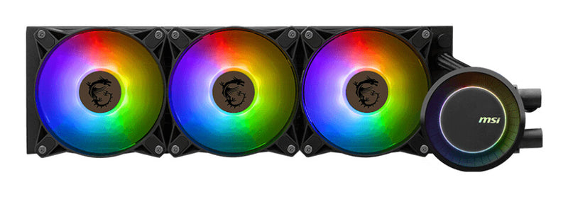MSI MAG CORELIQUID E360 Computerkølesystem Bundkort, Processor Alt-i-en væskekøler 12 cm Sort